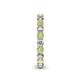 5 - Tiffany 2.80 mm Peridot and Diamond Eternity Band 