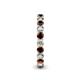 5 - Tiffany 2.80 mm Red Garnet and Diamond Eternity Band 