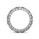 4 - Tiffany 2.80 mm Smoky Quartz and Diamond Eternity Band 