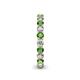 5 - Tiffany 2.80 mm Green Garnet and Diamond Eternity Band 