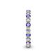 5 - Tiffany 2.80 mm Tanzanite and Diamond Eternity Band 