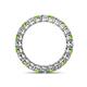 4 - Tiffany 2.80 mm Peridot and Diamond Eternity Band 