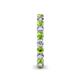 5 - Tiffany 2.80 mm Peridot and Diamond Eternity Band 