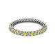 3 - Tiffany 2.00 mm Yellow Sapphire and Diamond Eternity Band 