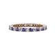 1 - Tiffany 2.00 mm Iolite and Diamond Eternity Band 