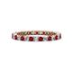 1 - Tiffany 2.00 mm Ruby and Diamond Eternity Band 