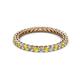 3 - Tiffany 2.00 mm Yellow Sapphire and Diamond Eternity Band 