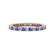 1 - Tiffany 2.00 mm Tanzanite and Diamond Eternity Band 
