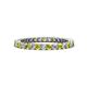 1 - Tiffany 2.00 mm Yellow and White Diamond Eternity Band 