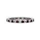 1 - Tiffany 2.00 mm Red Garnet and Diamond Eternity Band 