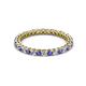 2 - Tiffany 2.00 mm Diamond and Tanzanite Eternity Band 