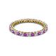 2 - Tiffany 2.00 mm Amethyst and Diamond Eternity Band 