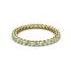 2 - Tiffany 2.00 mm Diamond and Peridot Eternity Band 