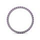 4 - Ellen 1.70 mm Amethyst Eternity Band 