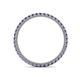 4 - Ellen 1.70 mm Iolite Eternity Band 