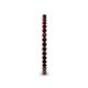 5 - Ellen 1.70 mm Red Garnet Eternity Band 