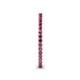 5 - Ellen 1.70 mm Rhodolite Garnet Eternity Band 
