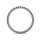 4 - Ellen 1.70 mm Black Diamond Eternity Band 