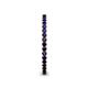 5 - Ellen 1.70 mm Blue Sapphire Eternity Band 
