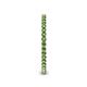 5 - Ellen 1.70 mm Green Garnet Eternity Band 