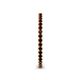 5 - Ellen 1.70 mm Red Garnet Eternity Band 