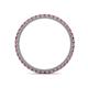 4 - Ellen 1.70 mm Rhodolite Garnet Eternity Band 