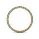 4 - Ellen 1.70 mm Emerald Eternity Band 