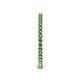 5 - Ellen 1.70 mm Green Garnet Eternity Band 