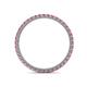 4 - Ellen 1.70 mm Pink Tourmaline Eternity Band 