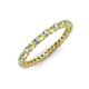 3 - Tiffany 2.00 mm Diamond and Peridot Eternity Band 