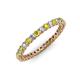 3 - Tiffany 2.00 mm Yellow and White Diamond Eternity Band 