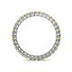 5 - Tiffany 2.00 mm Yellow Sapphire and Diamond Eternity Band 