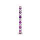 6 - Tiffany 2.00 mm Amethyst and Diamond Eternity Band 