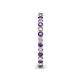 6 - Tiffany 2.00 mm Iolite and Diamond Eternity Band 