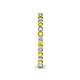 6 - Tiffany 2.00 mm Yellow and White Diamond Eternity Band 