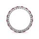 5 - Tiffany 2.00 mm Ruby and Diamond Eternity Band 