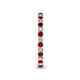 6 - Tiffany 2.00 mm Ruby and Diamond Eternity Band 