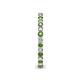 6 - Tiffany 2.00 mm Green Garnet and Diamond Eternity Band 