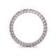 5 - Tiffany 2.00 mm Pink Tourmaline and Diamond Eternity Band 