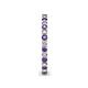 6 - Tiffany 2.00 mm Iolite and Diamond Eternity Band 