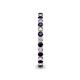 5 - Tiffany 2.00 mm Blue Sapphire and Diamond Eternity Band 