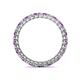 4 - Tiffany 2.00 mm Amethyst and Diamond Eternity Band 