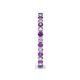 5 - Tiffany 2.00 mm Amethyst and Diamond Eternity Band 