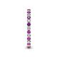5 - Tiffany 2.00 mm Amethyst and Diamond Eternity Band 