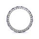 4 - Tiffany 2.00 mm Iolite and Diamond Eternity Band 
