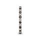 5 - Tiffany 2.00 mm Black and White Diamond Eternity Band 