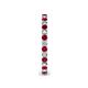 5 - Tiffany 2.00 mm Ruby and Diamond Eternity Band 