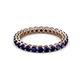 2 - Tiffany 2.40 mm Blue Sapphire Eternity Band 