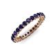 3 - Tiffany 2.40 mm Blue Sapphire Eternity Band 