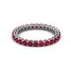 2 - Tiffany 2.40 mm Ruby Eternity Band 